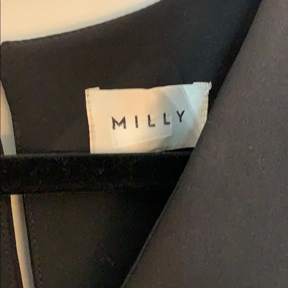 Milly flowy sleeve black dress - Picture 2 of 3